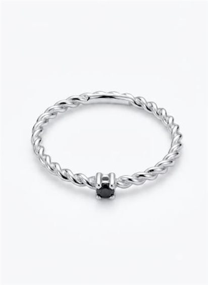 Anneau Comete Femme in Or blanc 132564 - 132564